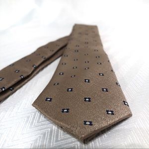 New An Ivy Tan Foulard Neck Tie
